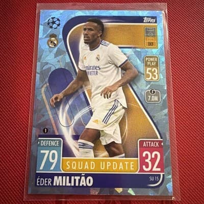 2021-22 Topps Match Attax UCL Extra - Squad Update Eder Militao #SU 15 Crystal - Image 1