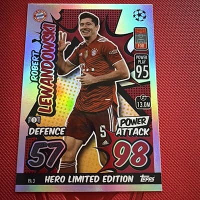 2021-22 Topps Match Attax Hero LE #PA3 Robert Lewandowski - FC Bayern Munchen - Image 1