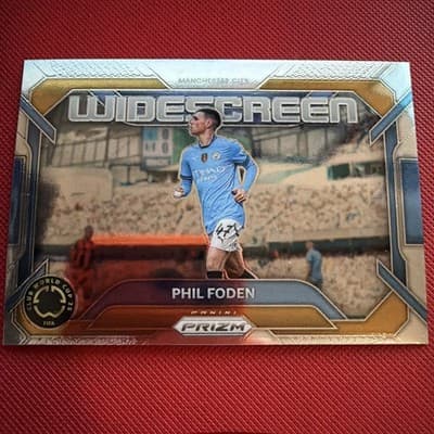 2025 Panini Prizm FIFA Club World Cup Phil Foden Widescreen Insert Silver PRIZM - Image 1