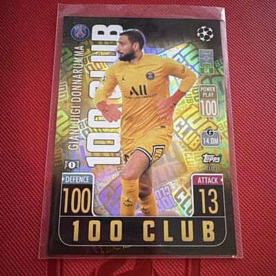 Gianluigi Donnarumma 100 Club Card #CLU1 Topps Match Attax 2021/22 - Image 1
