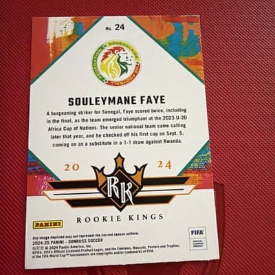 Souleymane Faye - 2024-25 Donruss Rookie Kings Card# 24 - Thumbnail 2