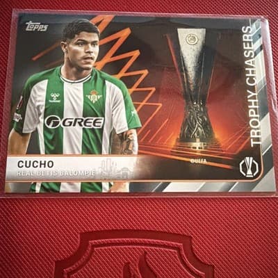 2025-26 Topps UEFA Club Competitions #TC-12 Cucho - Real Betis Trophy - Image 1