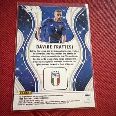 2024-25 Panini Donruss Fifa - Davide Frattise Magician Italy - Thumbnail 2