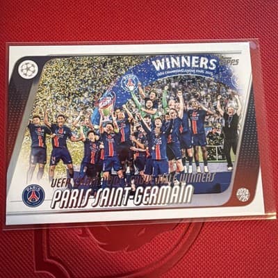 2025-26 Topps FLAGSHIP UEFA Club Competitions #166 Paris Saint-Germain, Paris Sa - Image 1