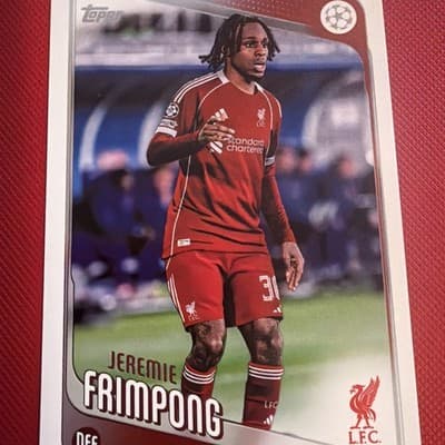 2025-26 Topps UEFA Club Competitions Jeremie Frimpong #6 Liverpool - Thumbnail 7