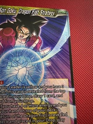 SS4 Son Goku, Dragon Fist Strategy EX23-31 EX Dragon Ball Card Game - Thumbnail 5