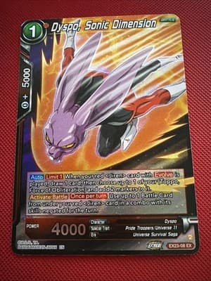 Dragon Ball Super Card Game Dyspo, Sonic Dimension - EX23-08 Foil - Image 1