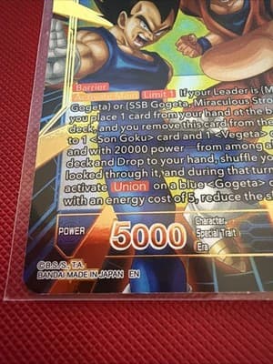 Son Goku & Vegeta, Pre-Fusion Warriors EX23-11 EX Dragon Ball Card Game - Thumbnail 2