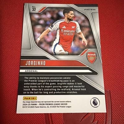 2024-25 Panini Prizm Premier League Jorginho Orange Mosaic Prizm - Thumbnail 2