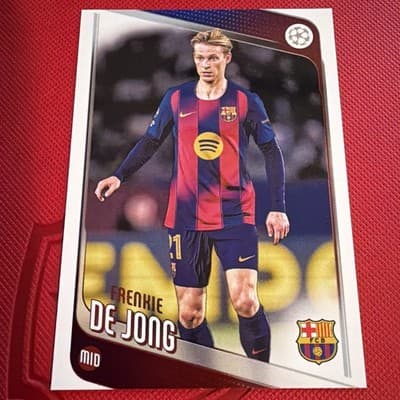 2025-26 Topps FLAGSHIP UEFA Club Competitions #135 Frenkie de Jong, FC Barcelona - Image 1