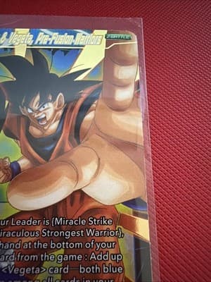 Son Goku & Vegeta, Pre-Fusion Warriors EX23-11 EX Dragon Ball Card Game - Thumbnail 4