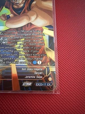 Son Goku & Vegeta, Pre-Fusion Warriors EX23-11 EX Dragon Ball Card Game - Thumbnail 3