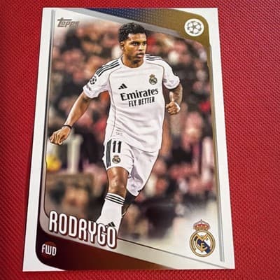 2025-26 Topps UEFA Club Competitions Soccer #102 Rodrygo - Real Madrid C.F. - Image 1