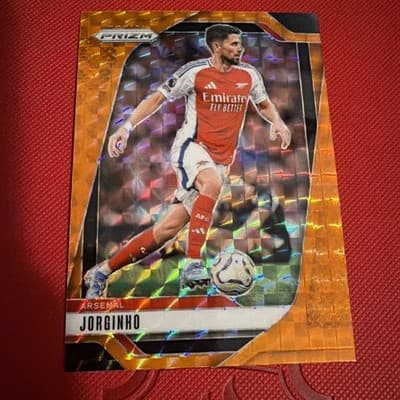 2024-25 Panini Prizm Premier League Jorginho Orange Mosaic Prizm - Image 1