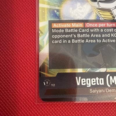 Dragon Ball Fusion World FS08-13 Vegeta Mini DA Super Rare - Thumbnail 3