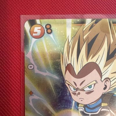 Dragon Ball Fusion World FS08-13 Vegeta Mini DA Super Rare - Thumbnail 4