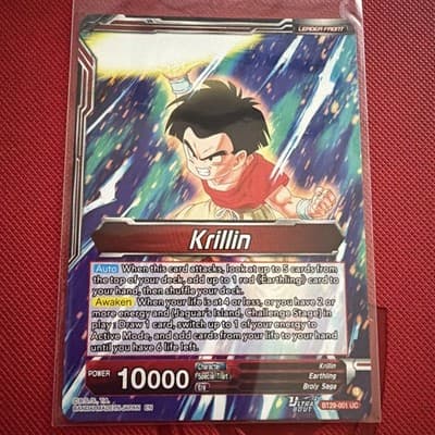 Dragon Ball Fearsome Rivals - Krillin, Grown-up Support - BT29-001 - FOIL - Thumbnail 7