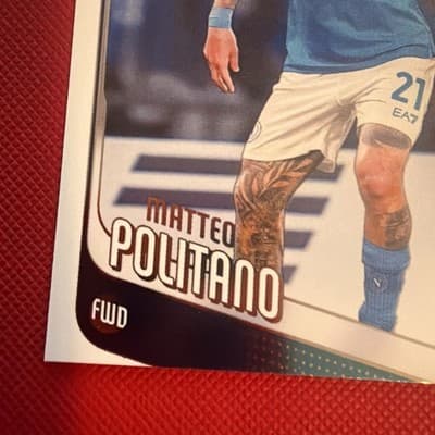 2025-26 Topps UEFA Club Competitions Matteo Politano 7 Napoli - Thumbnail 3