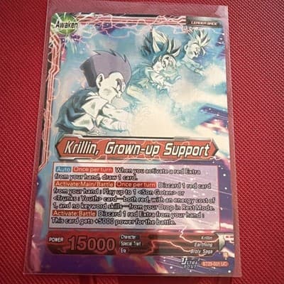 Dragon Ball Fearsome Rivals - Krillin, Grown-up Support - BT29-001 - FOIL - Image 1