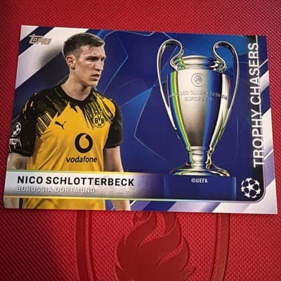 Topps 2026 Trophy Chasers Insert TC-14 Nico Schlotterbeck Borussia Dortmund - Image 1