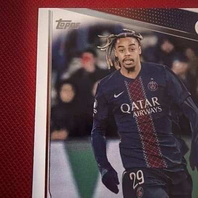 2025-26 Topps FLAGSHIP UEFA Club Competitions #63 Bradley Barcola, Paris Saint-G - Thumbnail 4