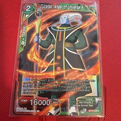 Cucatail, Angel of Universe 5 BT16-126 R Foil Realm Of The Gods DBS NM - Image 1