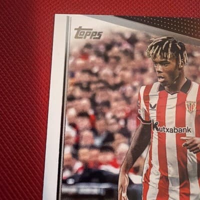 2025-26 Topps FLAGSHIP UEFA Club Competitions #38 Nico Williams, Athletic Club - Thumbnail 4