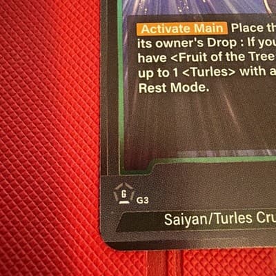 Turles FB08-057 Rare Foil Dragon Ball Super Fusion World Saiyan's Pride - Thumbnail 3