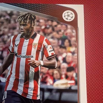 2025-26 Topps FLAGSHIP UEFA Club Competitions #38 Nico Williams, Athletic Club - Thumbnail 5