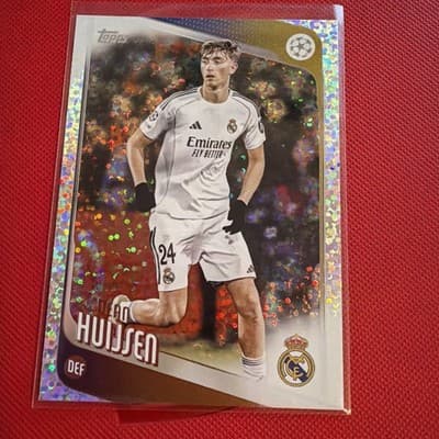 Topps Dean Huijsen Real Madrid 39 Tiny Diamonds Foil UEFA Champions League 2026 - Image 1