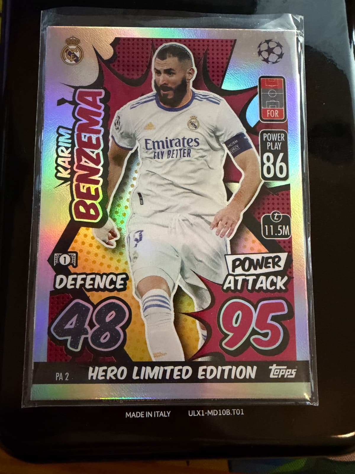topps soccer hero limited edition - Thumbnail 2