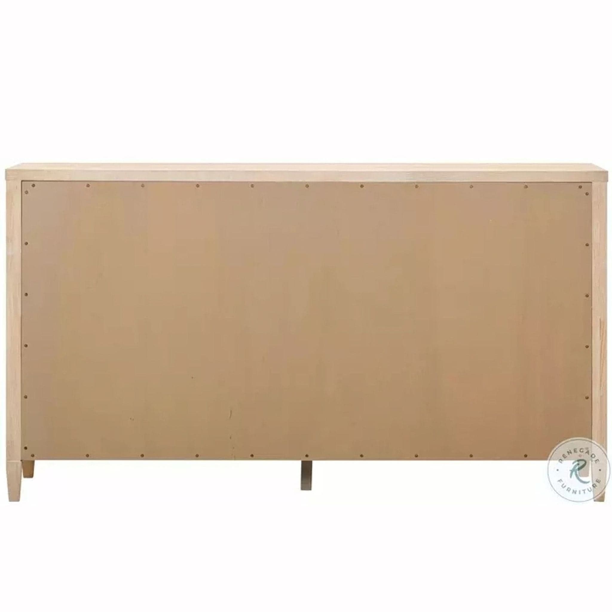 Bristol Park Whitewashed Oak Wood 6-Drawer Dresser - Thumbnail 7