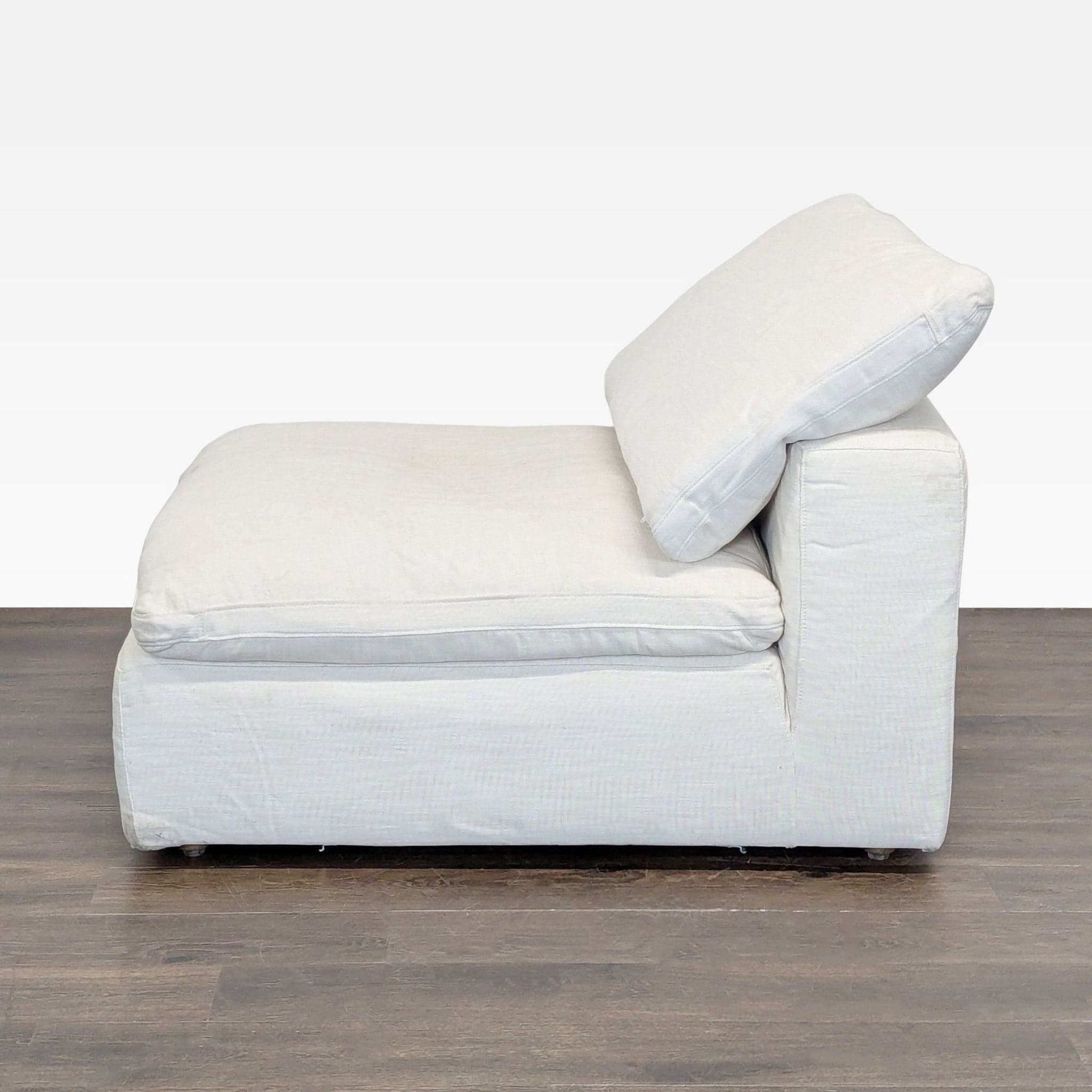 Restoration Hardware Cloud Armless Sectional Chair - Thumbnail 4