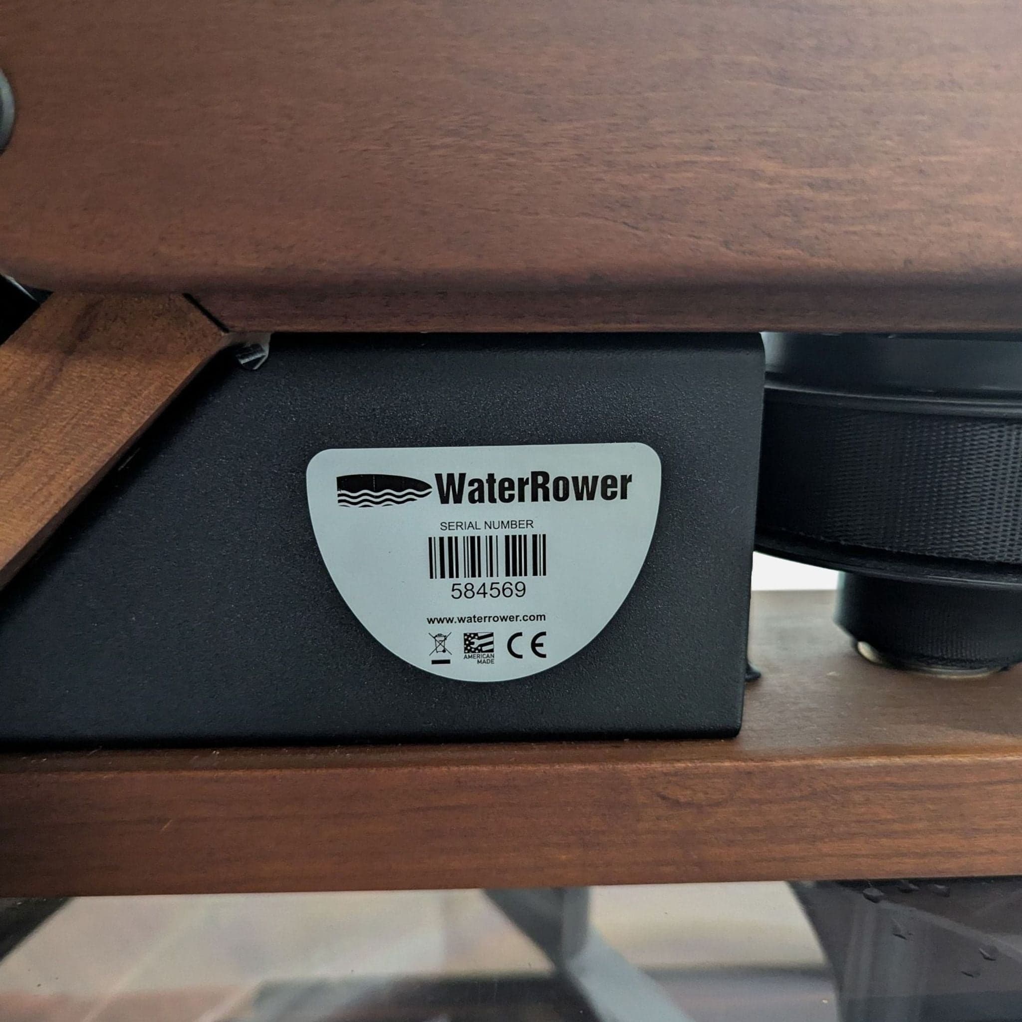 Ergatta WaterRower Wooden Rowing Machine with Water Resistance and Fitness Monitor - Thumbnail 4