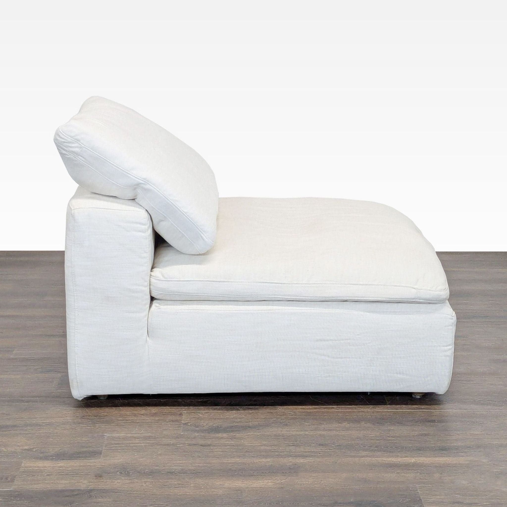 Restoration Hardware Cloud Armless Sectional Chair - Thumbnail 7