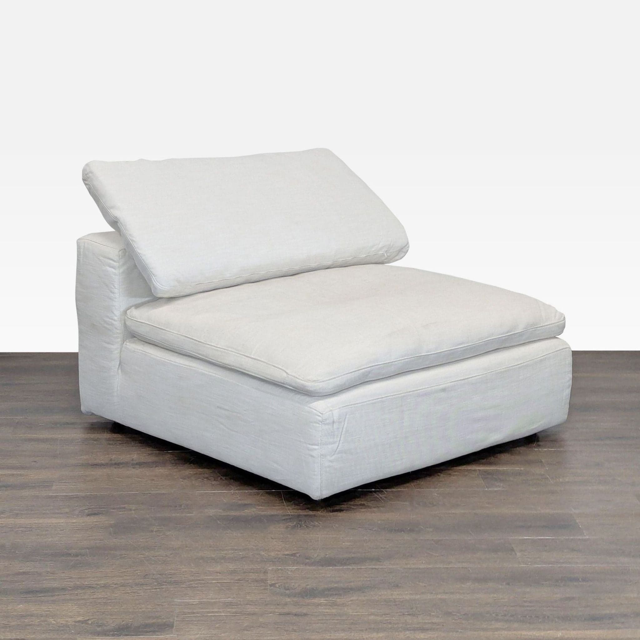 Restoration Hardware Cloud Armless Sectional Chair - Thumbnail 2