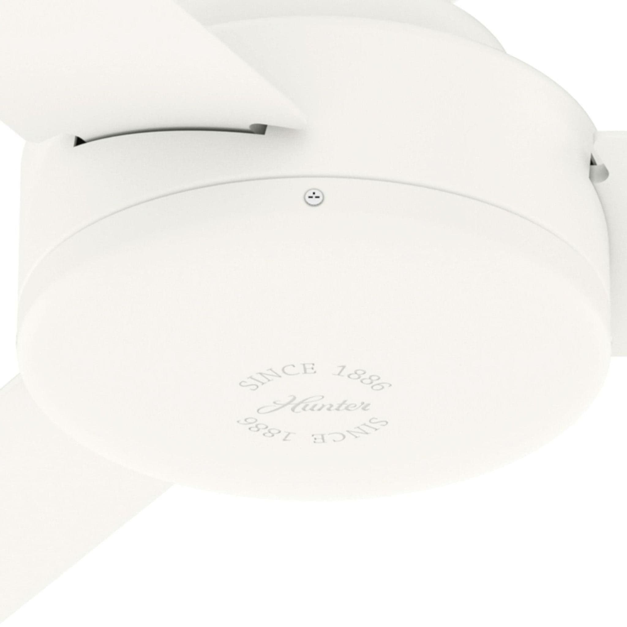 Hunter Presto 52-Inch Modern White Ceiling Fan - New in Box - Thumbnail 4