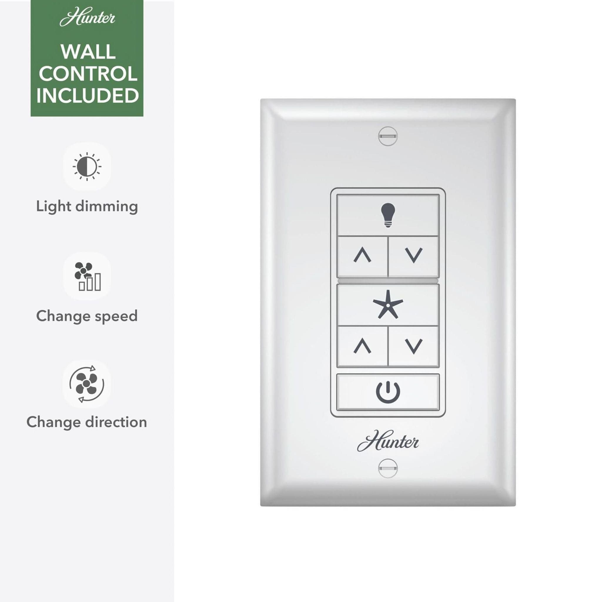 Hunter Presto 52-Inch Modern White Ceiling Fan - New in Box - Thumbnail 5