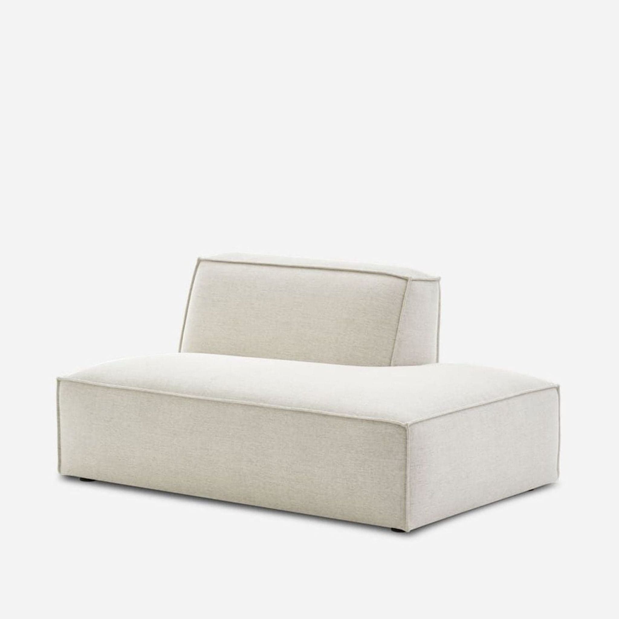 Castlery Jonathan Modern Creamy White Right Arm Chaise Section - Thumbnail 4