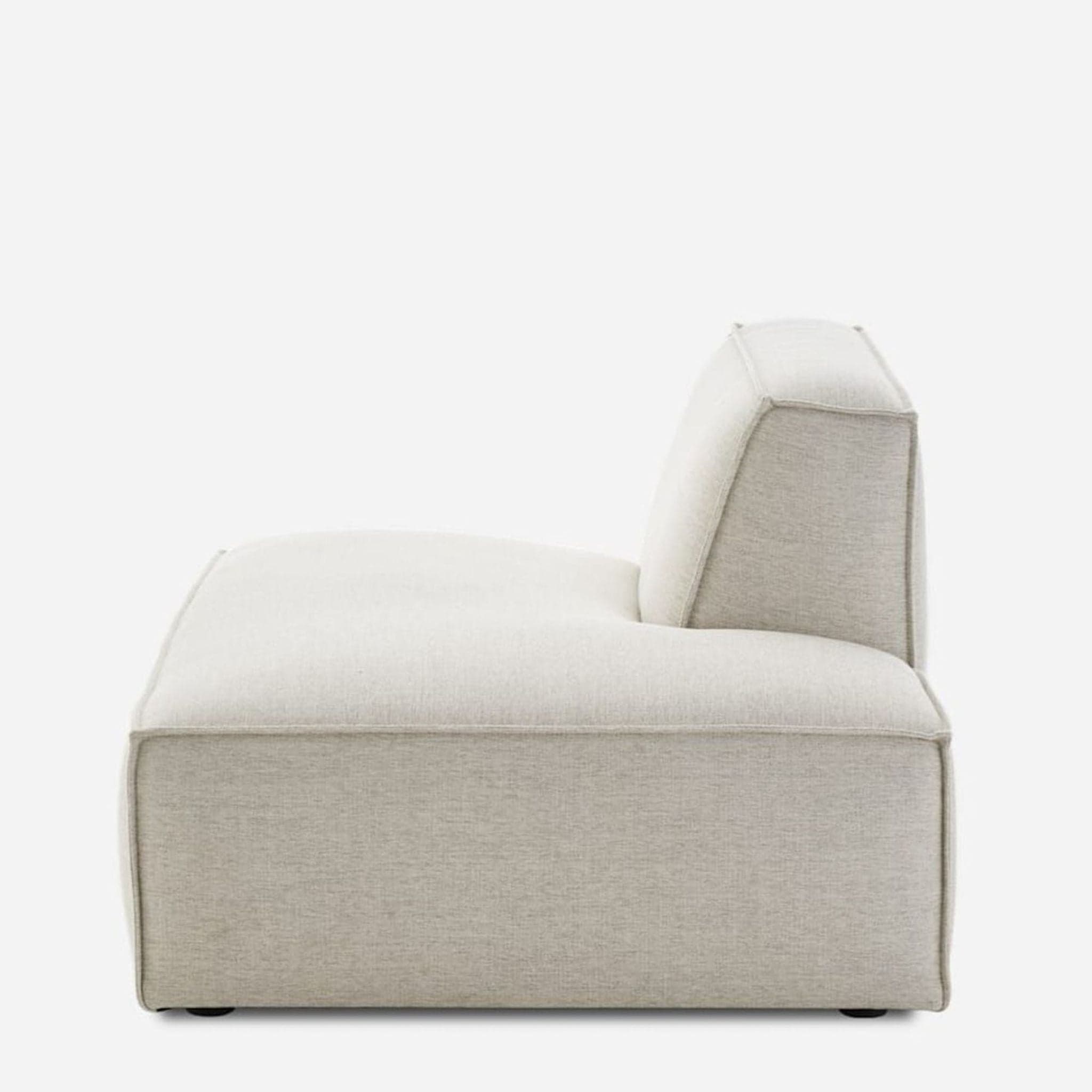 Castlery Jonathan Modern Creamy White Right Arm Chaise Section - Image 1