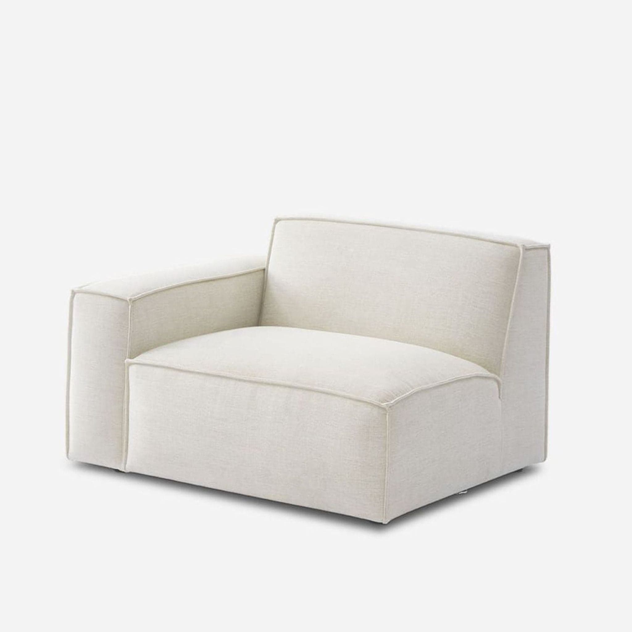 Castlery Jonathan Modern Left-Arm Creamy White Sofa - Thumbnail 2