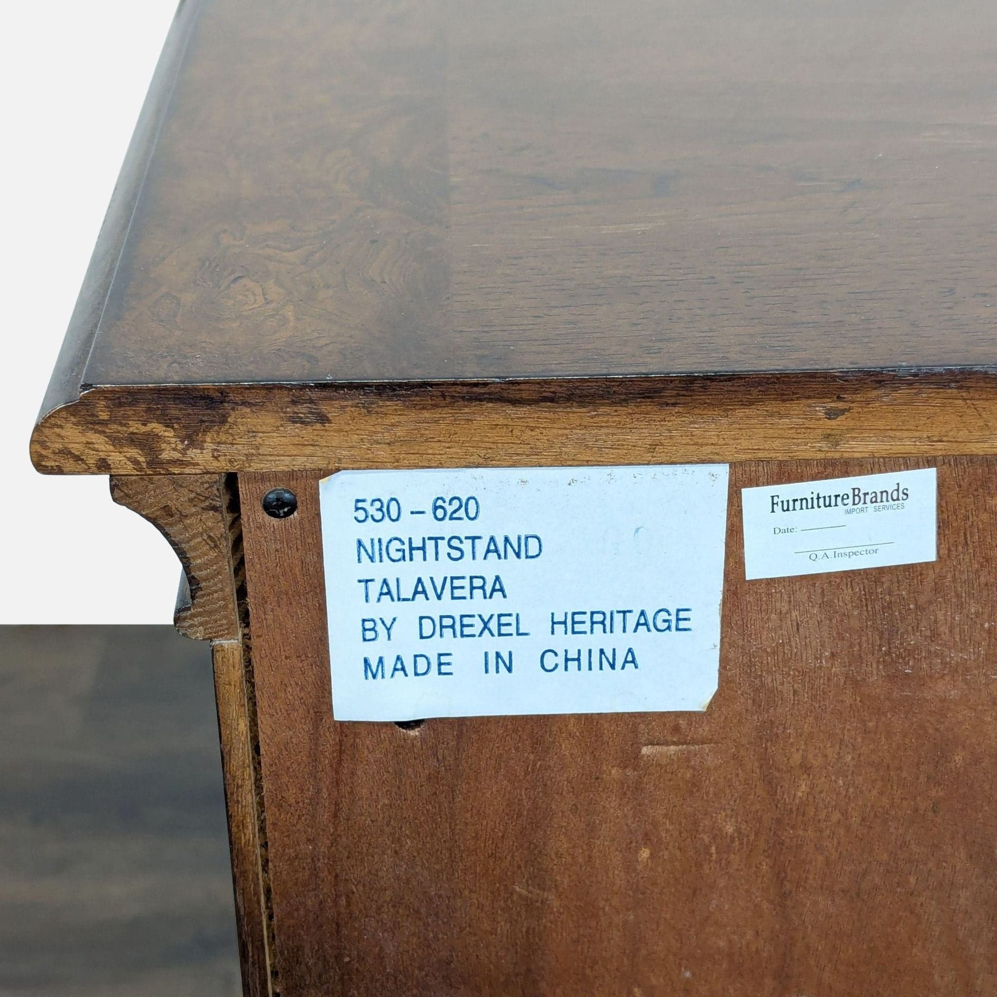 Vintage Drexel Heritage Talavera Nightstand - Thumbnail 9