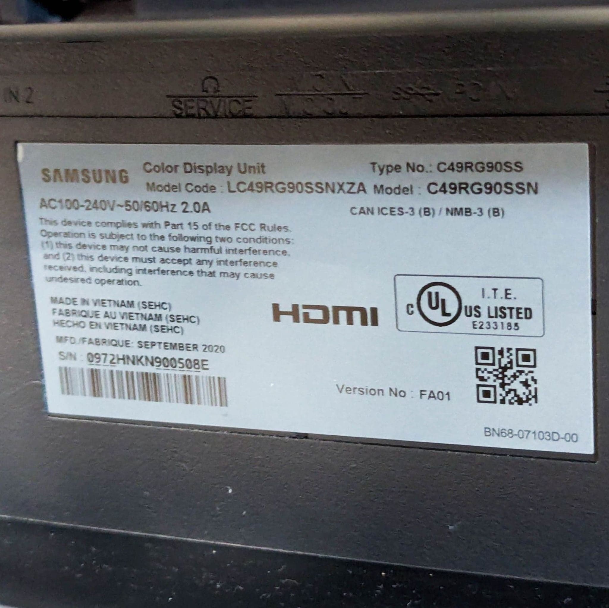 Samsung Ultra-Wide Curved Monitor – Immersive 49" Display - Thumbnail 7