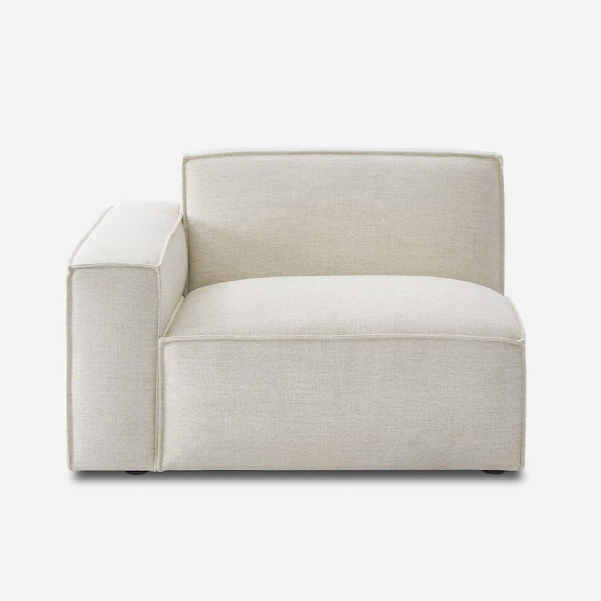 Castlery Jonathan Modern Left-Arm Creamy White Sofa - Thumbnail 4