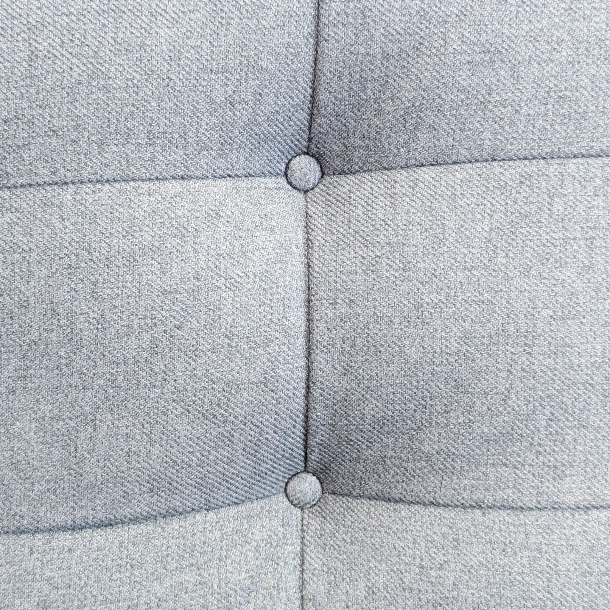 Crate & Barrel Petrie Modern Gray Sectional Sofa with Chaise - Thumbnail 8