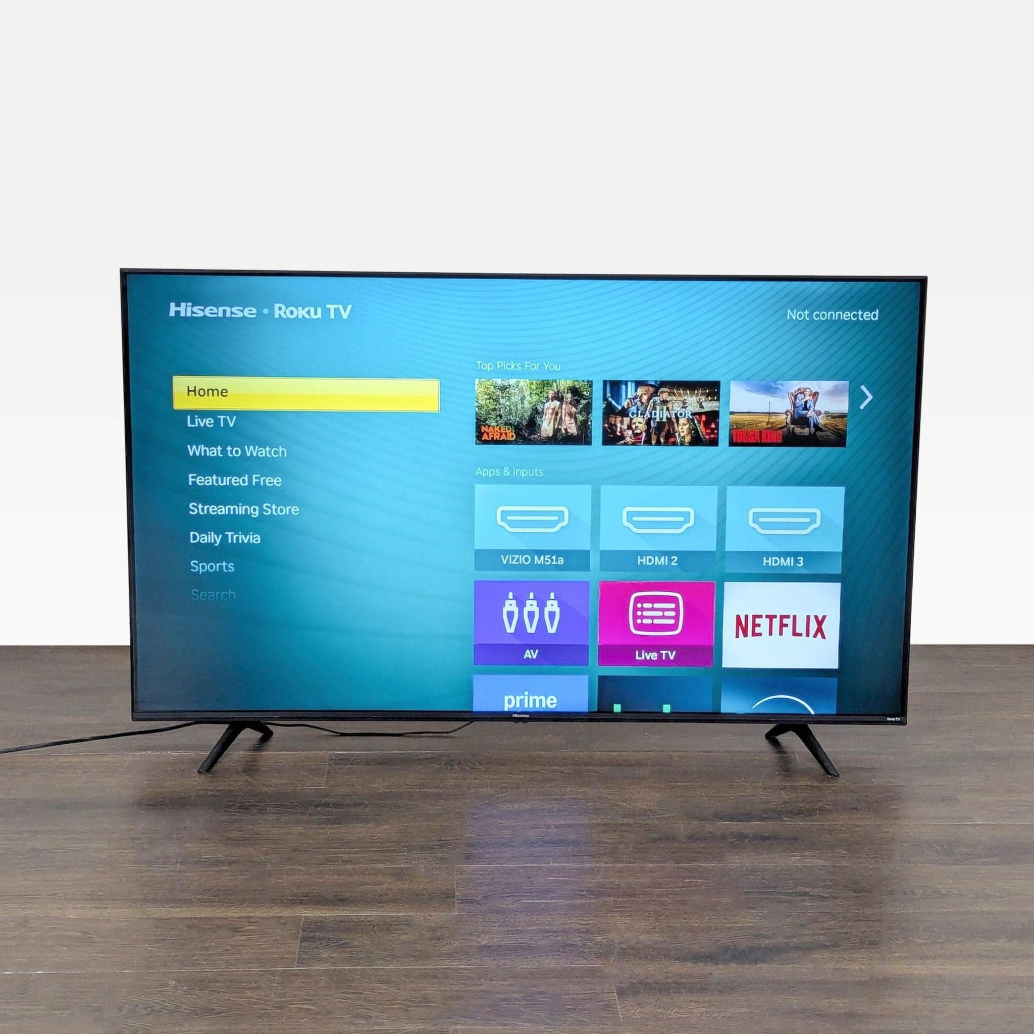 Hisense 50" Roku Smart TV - Easy Streaming, Multiple HDMI Ports - Image 1
