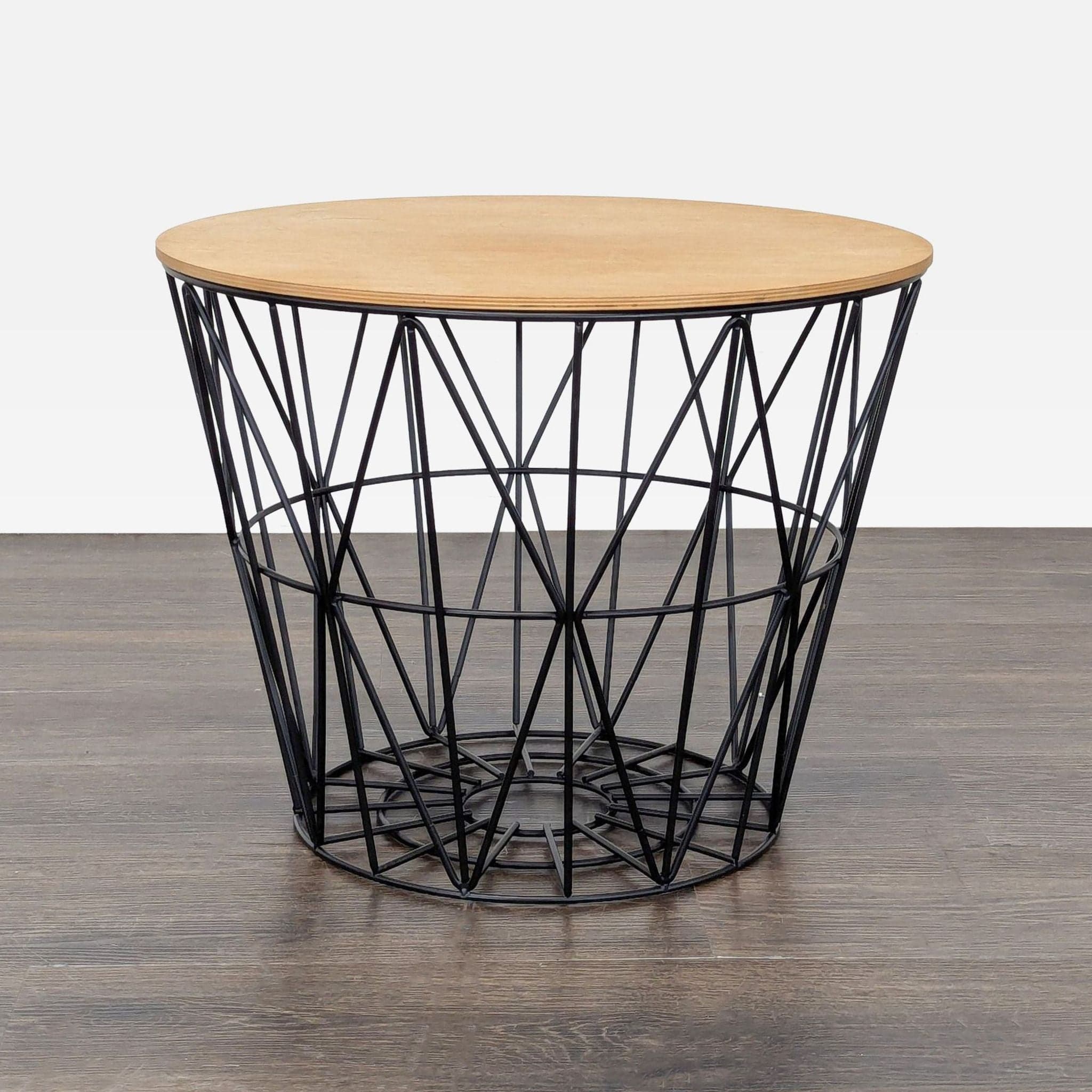 Ferm Living Wire Basket Accent Table - Image 1