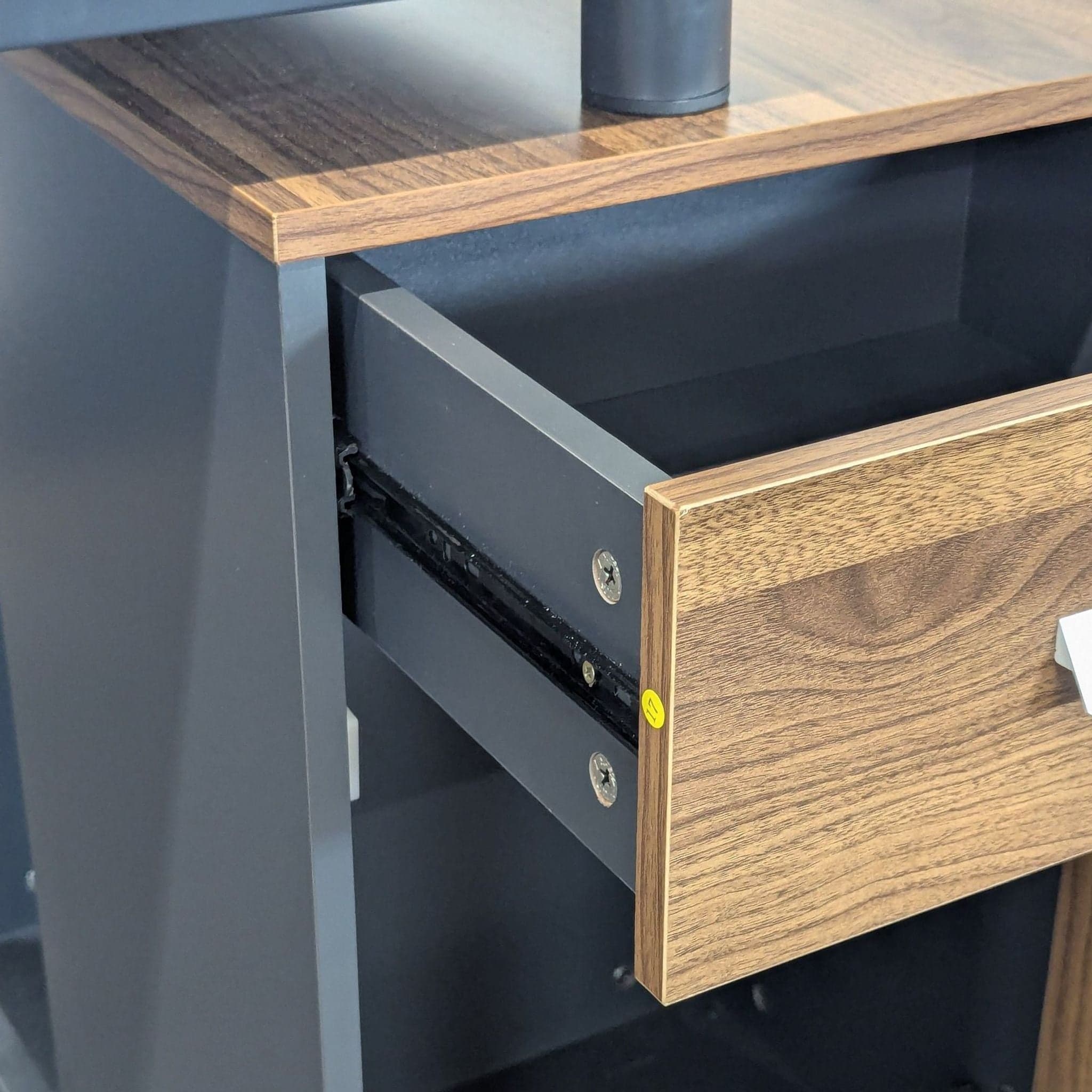Tribesigns Hoga-C0151 Modern Desk with Drawer and Cabinet Storage - Thumbnail 6