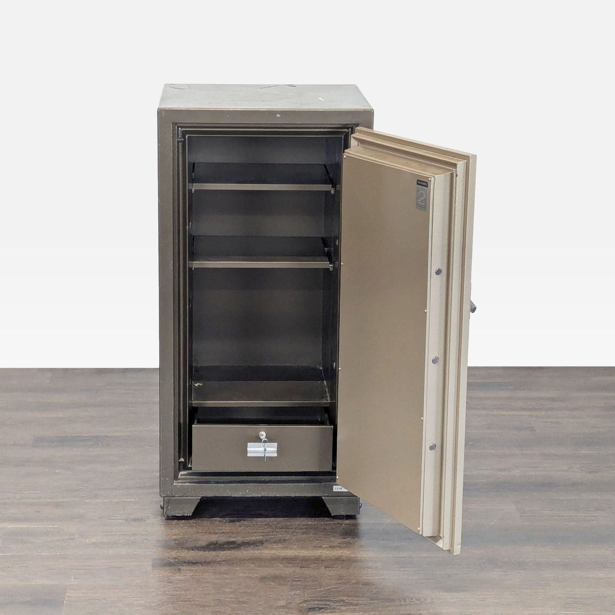 Vintage Fire-Proof Maximum Heavy Duty Safe with Shelves and Inner Lockbox (made in Japan) - Thumbnail 2