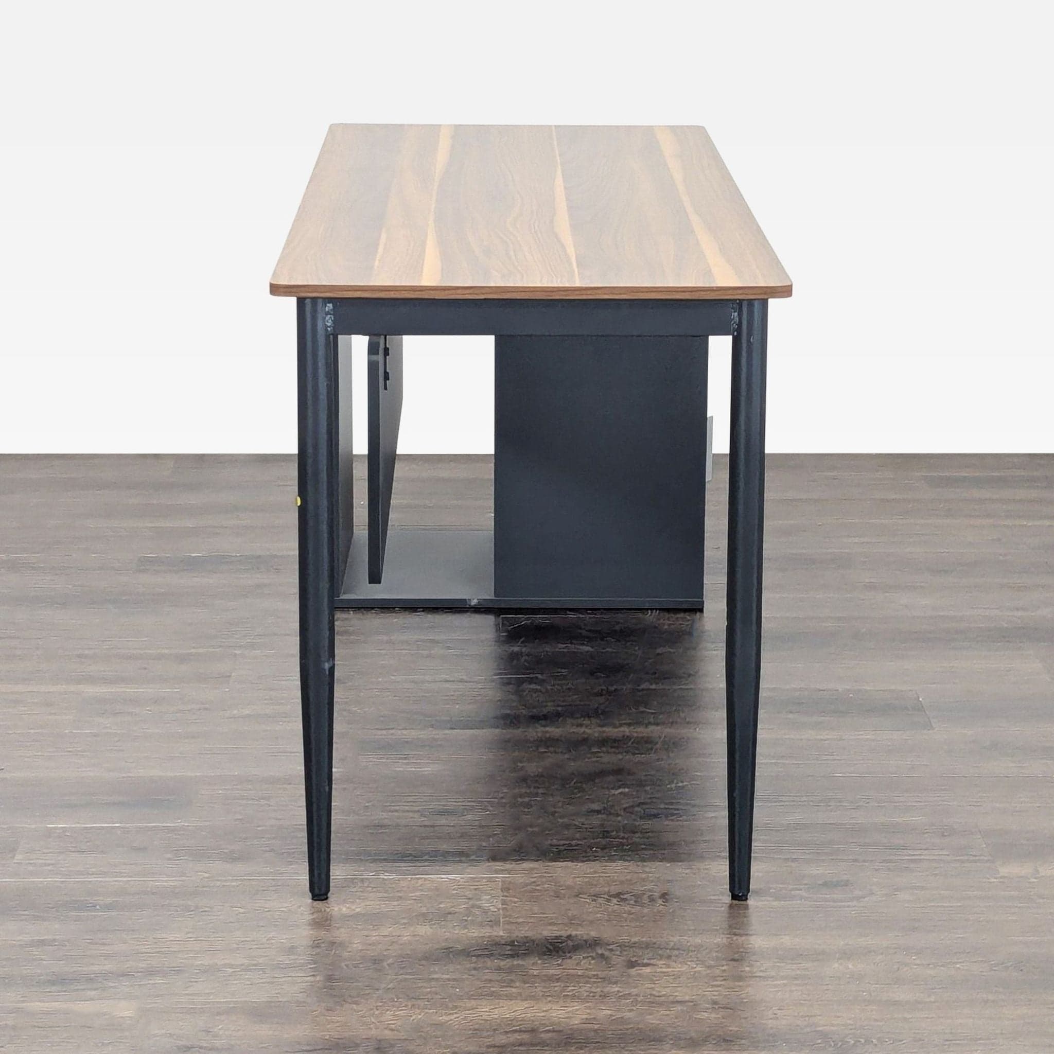 Tribesigns Hoga-C0151 Modern Desk with Drawer and Cabinet Storage - Thumbnail 4